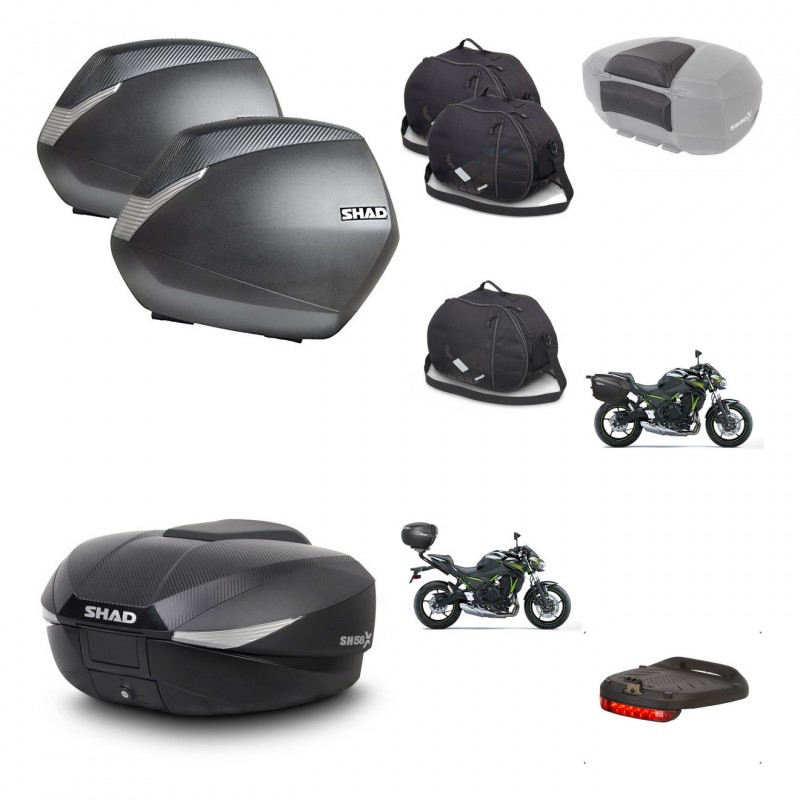 SHAD Baul SH58 + soporte montaje maletas SH36 accesorios KIT-458685