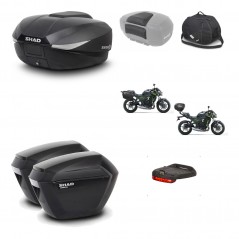SHAD Maletas sh23 + soporte montaje baul SH58 accesorios KIT-458686