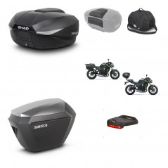 SHAD Maletas sh23 alu + soporte montaje baul SH58 accesorios KIT-458689