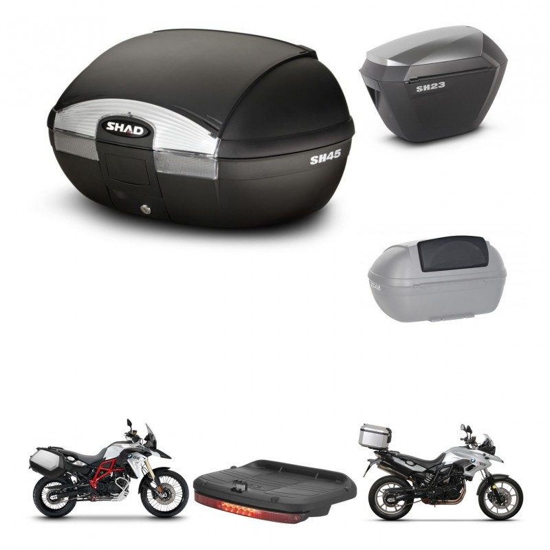 SHAD Maletas sh23 alu + soporte montaje baul SH45 accesorios KIT-458707