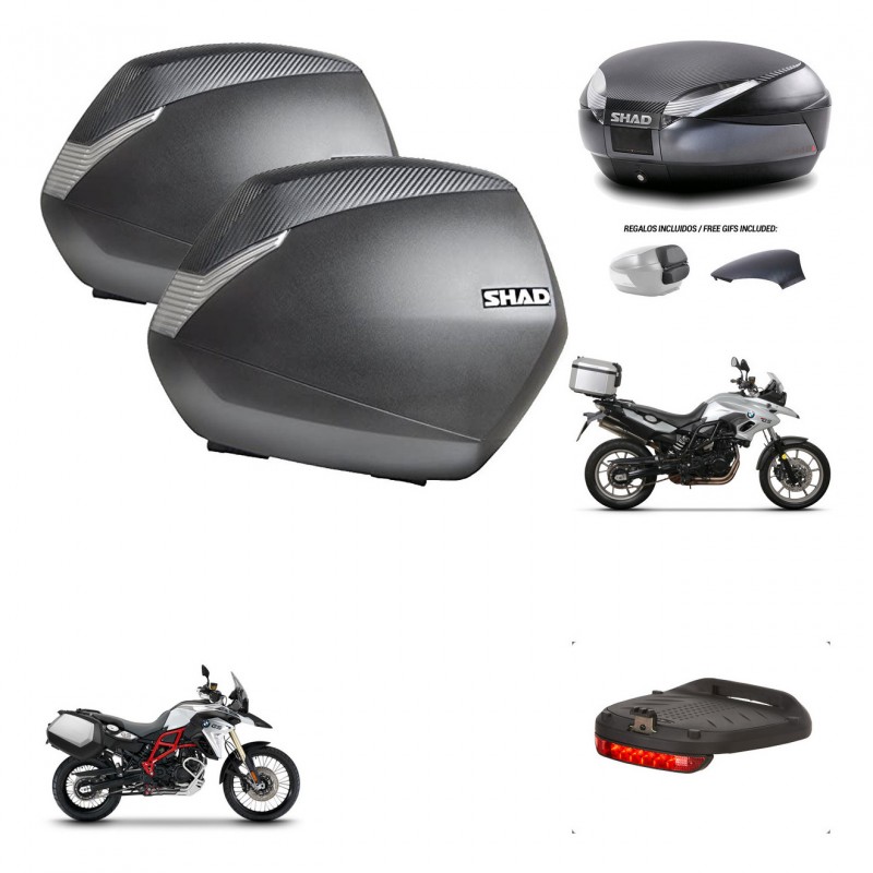 SHAD Trunk SH48 backrest cover + mounting bracket SH36 suitcases accessories 49 L KIT-458714