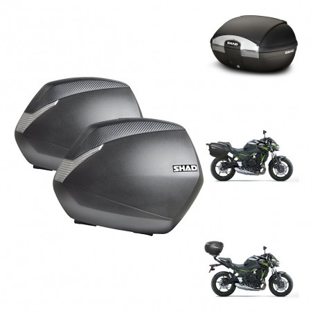 SHAD Trunk SH45 + mounting bracket SH36 suitcases KIT-458740