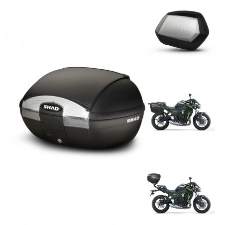 SHAD Maletas SH35 PREMIUM + soporte montaje baul SH45 KIT-458743