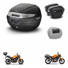 SHAD SH23 suitcases + mounting bracket SH29 trunk accessories KIT-458756