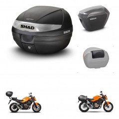 SHAD SH23 alu suitcases + mounting bracket SH29 trunk accessories KIT-458757