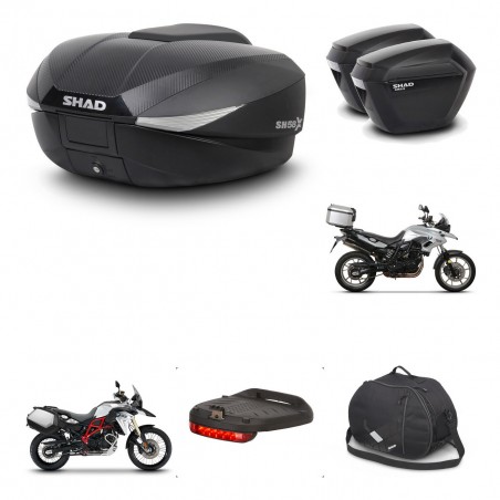 SHAD Maletas sh23 + soporte montaje baul SH58 accesorios KIT-458771
