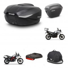 SHAD Maletas sh23 alu + soporte montaje baul SH58 accesorios KIT-458774