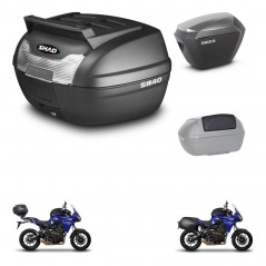 SHAD Maletas sh23 alu + soporte montaje baul SH40 parrilla superior accesorios KIT-458799