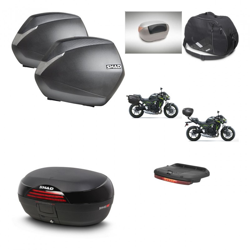 SHAD Baul SH46 + soporte montaje maletas SH36 accesorios 45 L KIT-458831