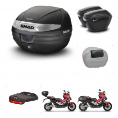 SHAD Maletas sh23 + soporte montaje baul SH29 accesorios KIT-458863