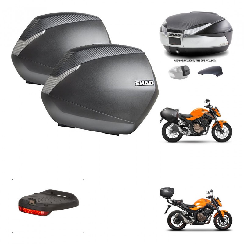 SHAD Trunk SH48 backrest cover + mounting bracket SH36 suitcases accessories KIT-458914