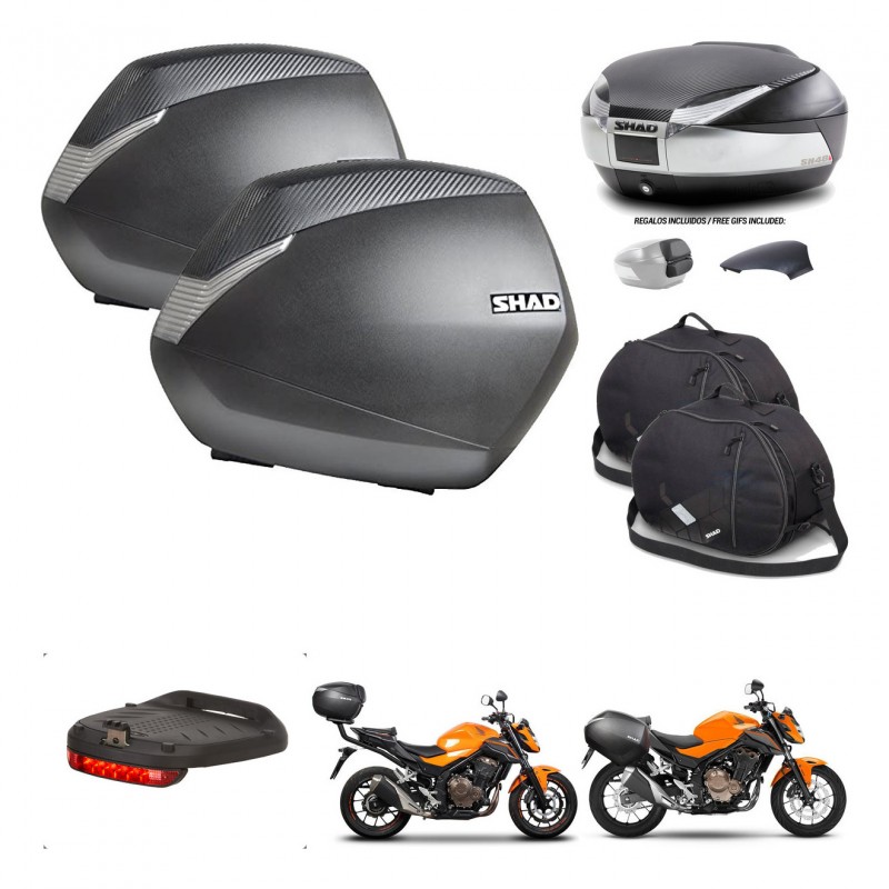 SHAD Trunk SH48 backrest cover + mounting bracket SH36 suitcases accessories KIT-458915