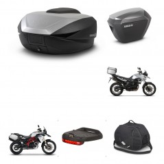 SHAD SH23 alu suitcases + mounting bracket SH59 trunk accessories 59L KIT-458927