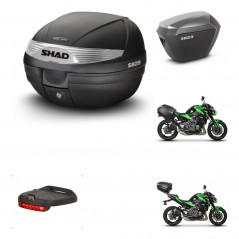 SHAD Maletas sh23 alu + soporte montaje baul SH29 accesorios KIT-458956