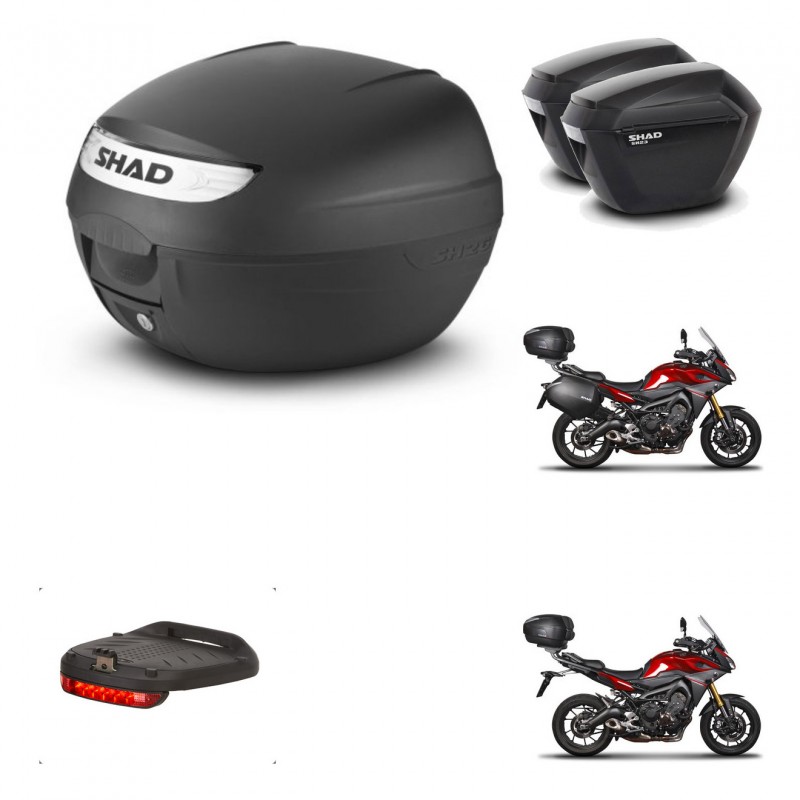 SHAD SH23 suitcases + mounting bracket SH26 trunk accessories KIT-458981