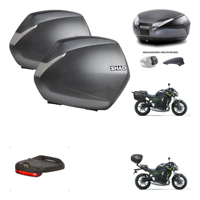 SHAD Trunk SH48 backrest cover + mounting bracket SH36 suitcases accessories 49 L KIT-459032