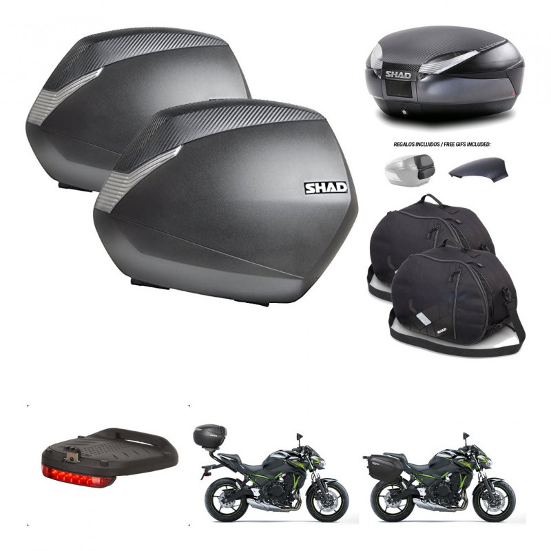 SHAD Trunk SH48 backrest cover + mounting bracket SH36 suitcases accessories 49 L KIT-459033
