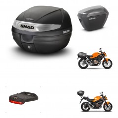 SHAD Maletas sh23 alu + soporte montaje baul SH29 accesorios KIT-459053