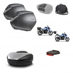 SHAD SH59 trunk + mounting bracket SH36 suitcases accessories 59L KIT-459086