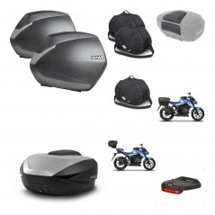 SHAD SH59 trunk + mounting bracket SH36 suitcases accessories 59L KIT-459087