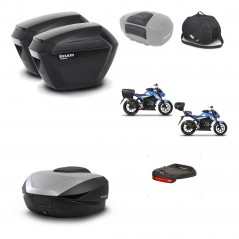 SHAD SH59 trunk + mounting bracket sh23 suitcases accessories 59L KIT-459088