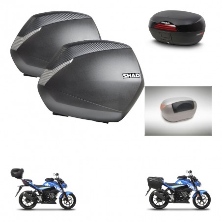 SHAD Baul SH46 + soporte montaje maletas SH36 accesorios 45 L KIT-459107