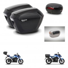 SHAD SH46 trunk + mounting bracket sh23 suitcases accessories 45 L KIT-459109