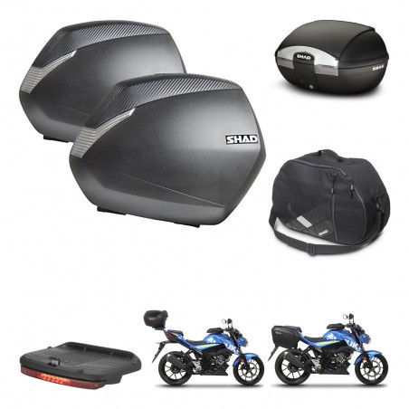 SHAD Baul SH45 + soporte montaje maletas SH36 accesorios KIT-459124