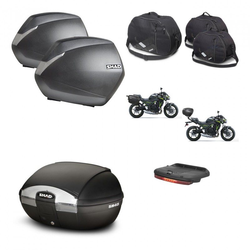 SHAD SH45 trunk + mounting bracket SH36 suitcases accessories KIT-459154