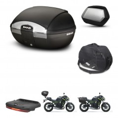 SHAD SH35 PREMIUM suitcases + mounting bracket SH45 trunk accessories KIT-459156