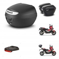 SHAD Maletas sh23 + soporte montaje baul SH26 accesorios KIT-459172
