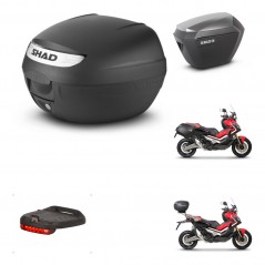 SHAD Maletas sh23 alu + soporte montaje baul SH26 accesorios KIT-459173