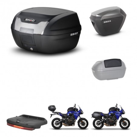 SHAD Maletas sh23 alu + soporte montaje baul SH40 accesorios KIT-459191