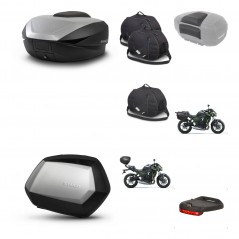 SHAD SH35 PREMIUM suitcases + mounting bracket SH59 trunk accessories 59L KIT-459224