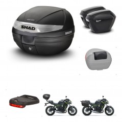 SHAD Maletas sh23 + soporte montaje baul SH29 accesorios KIT-459232