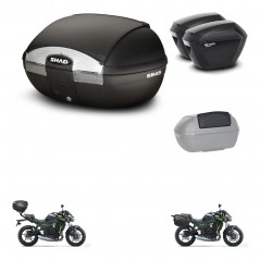 SHAD Maletas sh23 + soporte montaje baul SH45 accesorios KIT-459249