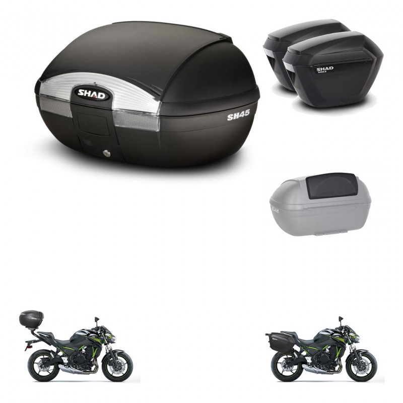 SHAD SH23 suitcases + mounting bracket SH45 trunk accessories KIT-459249