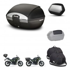 SHAD Maletas SH35 PREMIUM + soporte montaje baul SH45 accesorios KIT-459251