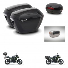 SHAD SH46 trunk + mounting bracket sh23 suitcases accessories 45 L KIT-459255