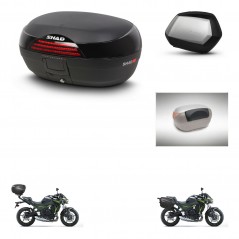 SHAD Maletas SH35 PREMIUM + soporte montaje baul SH46 accesorios 45 L KIT-459256