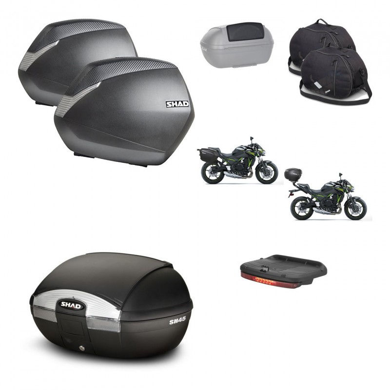 SHAD SH45 trunk + mounting bracket SH36 suitcases accessories KIT-459264