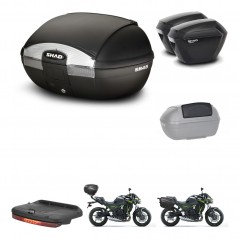 SHAD SH23 suitcases + mounting bracket SH45 trunk accessories KIT-459265