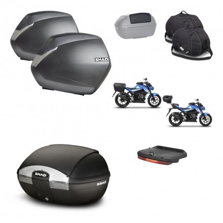 SHAD Baul SH45 + soporte montaje maletas SH36 accesorios KIT-459290