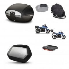 SHAD Maletas SH35 PREMIUM + soporte montaje baul SH45 accesorios KIT-459293