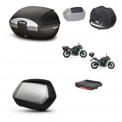 SHAD SH35 PREMIUM suitcases + mounting bracket SH45 trunk accessories KIT-459305