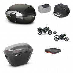 SHAD SH23 alu suitcases + mounting bracket SH45 trunk accessories KIT-459307