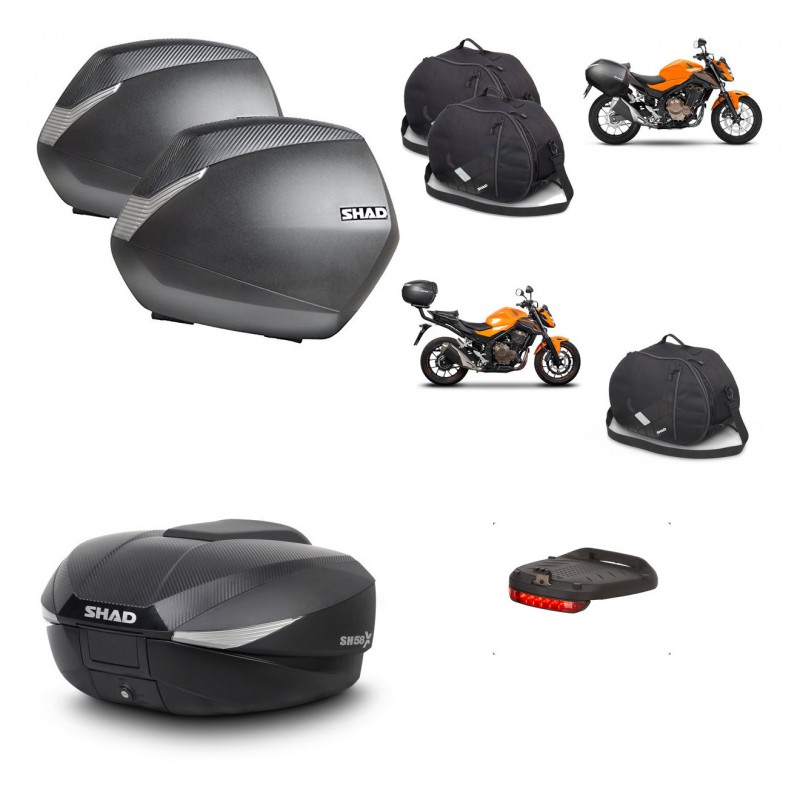 SHAD Baul SH58 + soporte montaje maletas SH36 accesorios KIT-459340