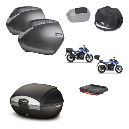 SHAD Baul SH45 + soporte montaje maletas SH36 accesorios KIT-459355
