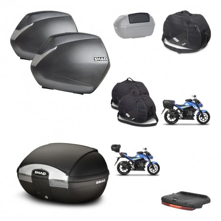SHAD Baul SH45 + soporte montaje maletas SH36 accesorios KIT-459356