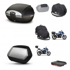 SHAD SH35 PREMIUM suitcases + mounting bracket SH45 trunk accessories KIT-459359
